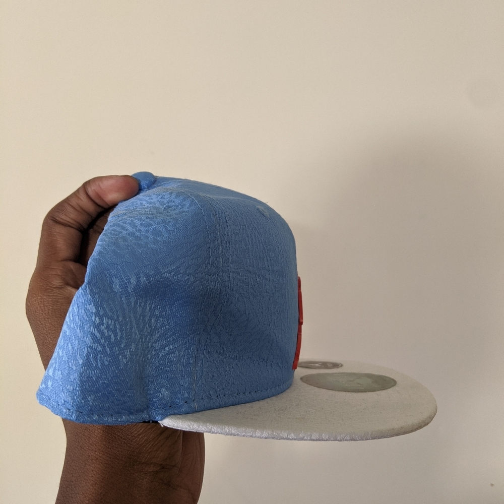 Blue and Orange Air Jordan Cap